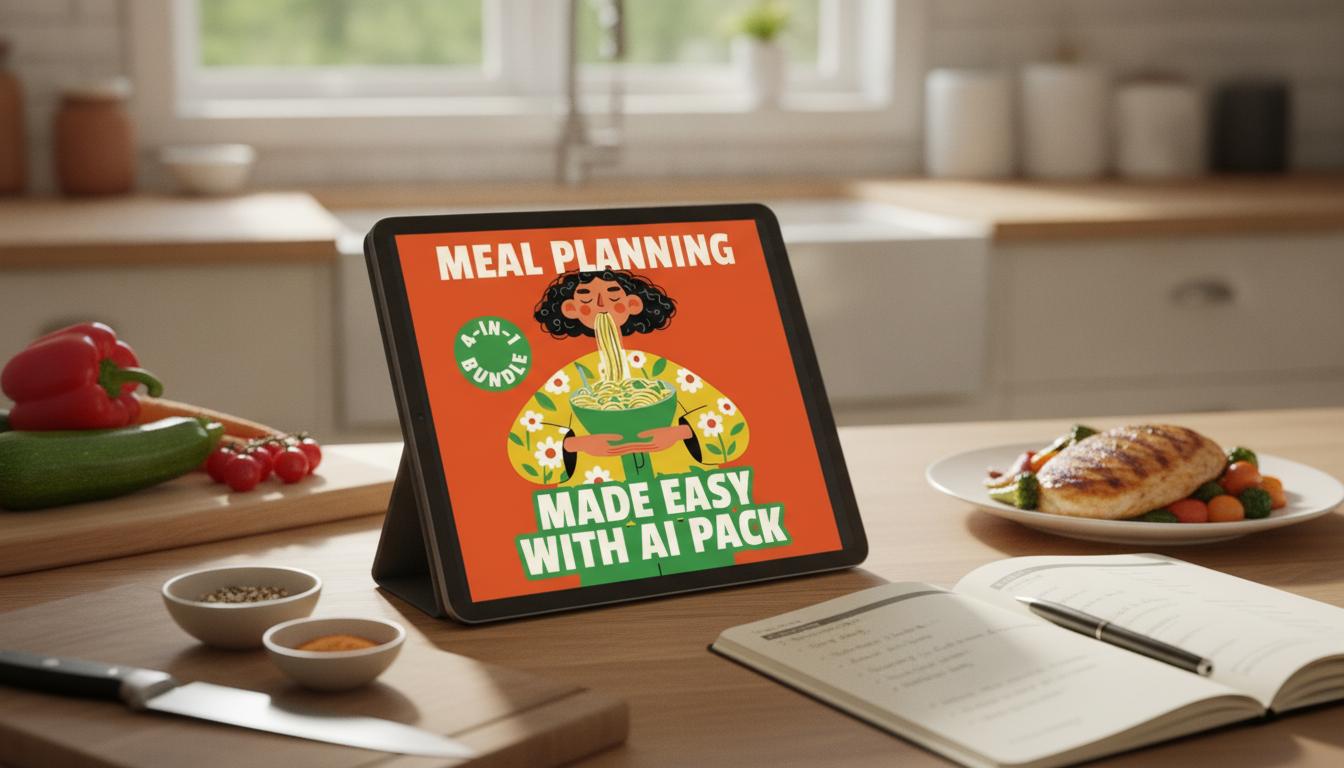 AI Meal Planning Bundle: Fast Weeknight & Seasonal Menus