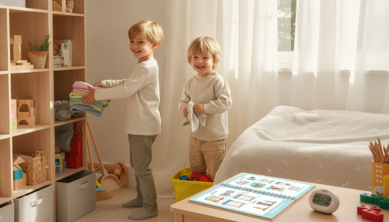 Kid Chore Routines Made Easy: Checklists, Timers, Fun