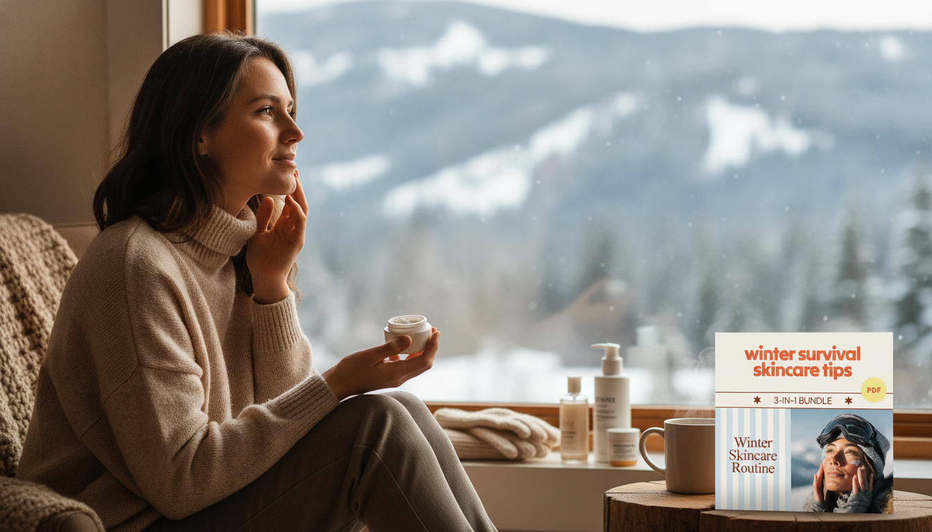 Winter Skincare Routine Blueprint + 3 Digital Guides Bundle